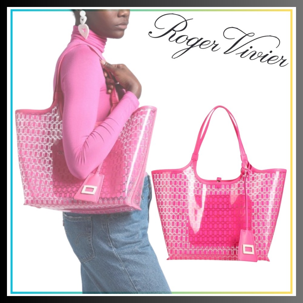 【ROGER VIVIER】ロジェ ヴィヴィエ◆ハンドバッグ (ピンク)