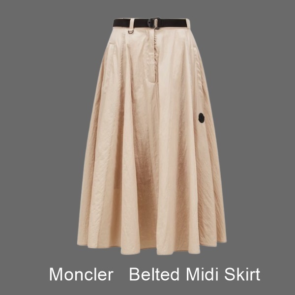 ♪直営店♪Moncler 25SS ミディスカート