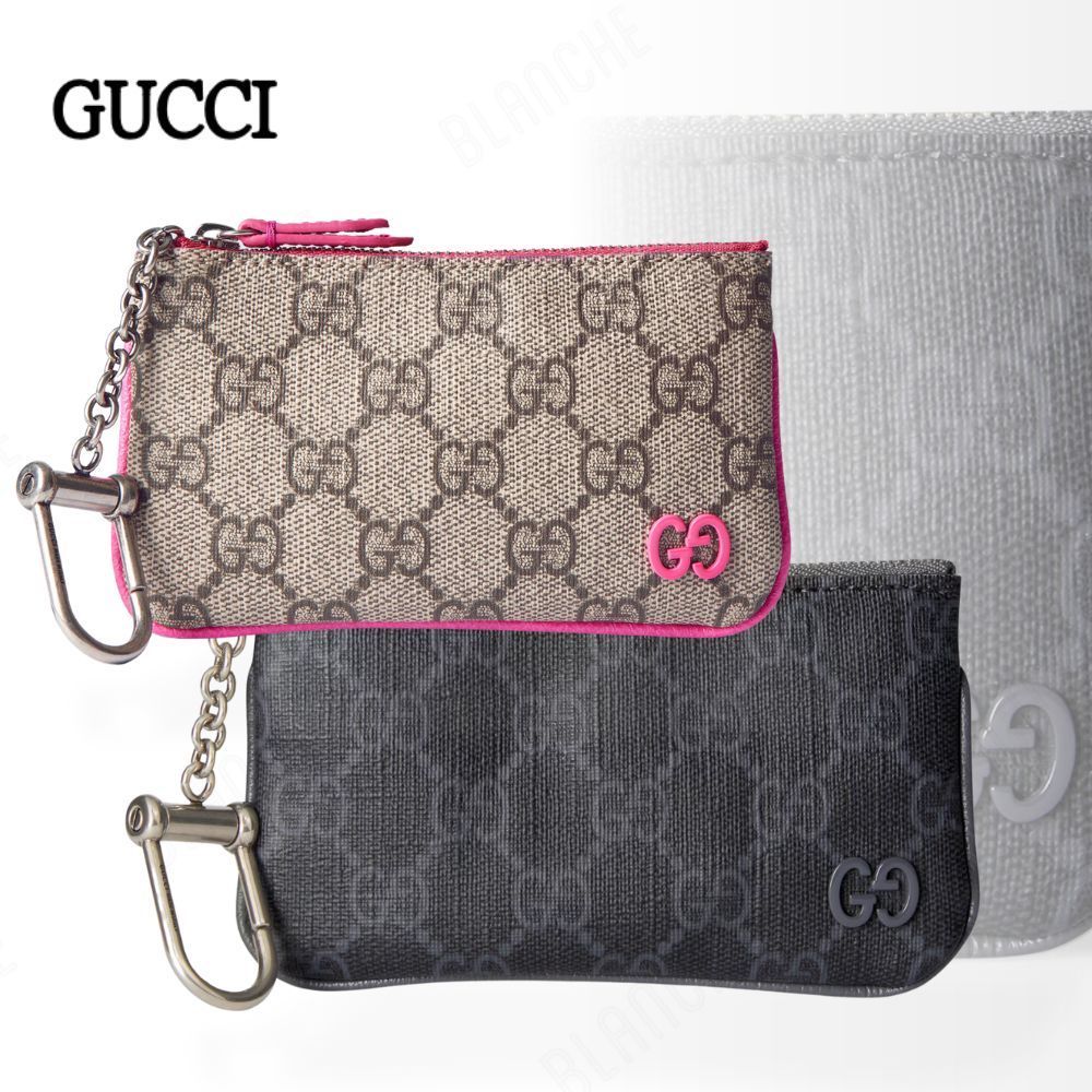 【GUCCI】バイカラー ジップ キーケース