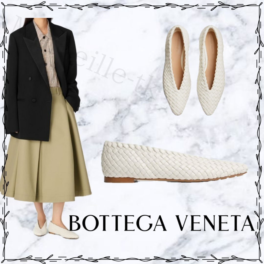 新作★【Bottega Veneta】Sofia バレリーナシューズ 827698V2EH0