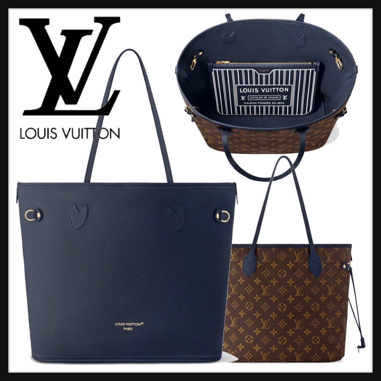 【Louis Vuitton】リバーシブル ネヴァーフル MM