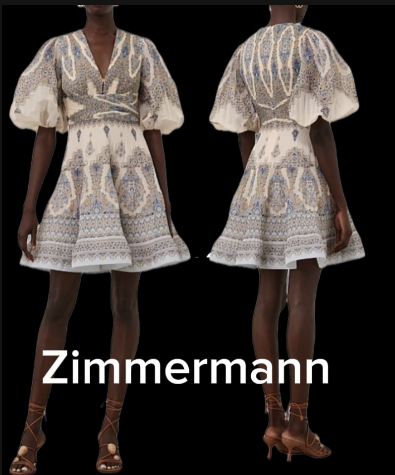 セール終了間近★Zimmermann プリーツ ミニドレス