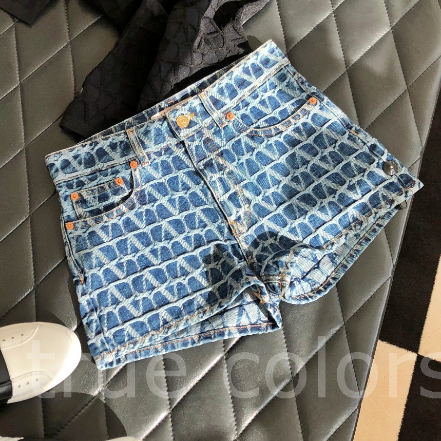 VALENTINO】24SS トワル イコノグラフ デニム ショートパンツ