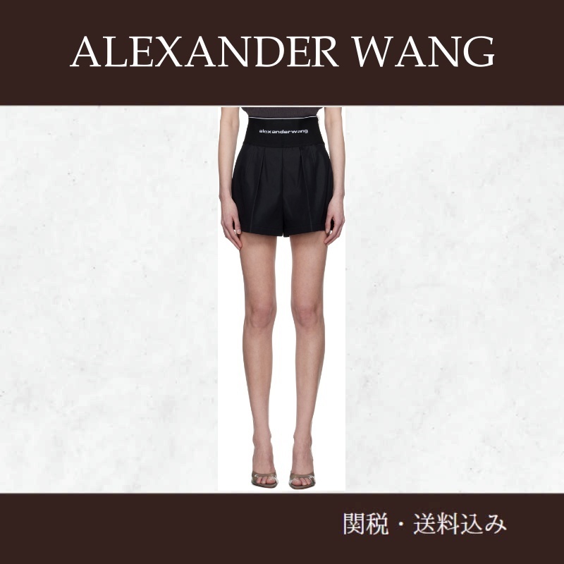 Alexander Wang ☆ブラック Safari コットン ショートパンツ