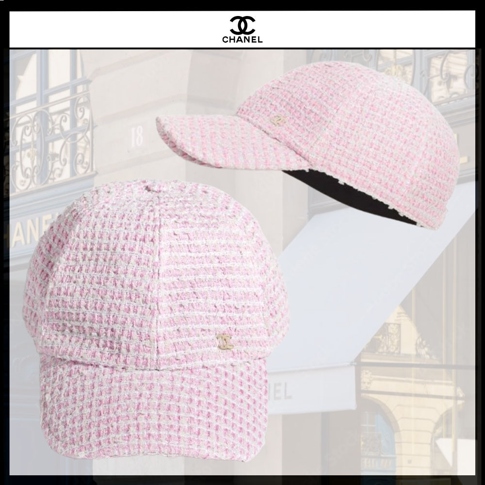 ◆ツイードが可愛い◆【CHANEL】シャネル キャップ ツイード