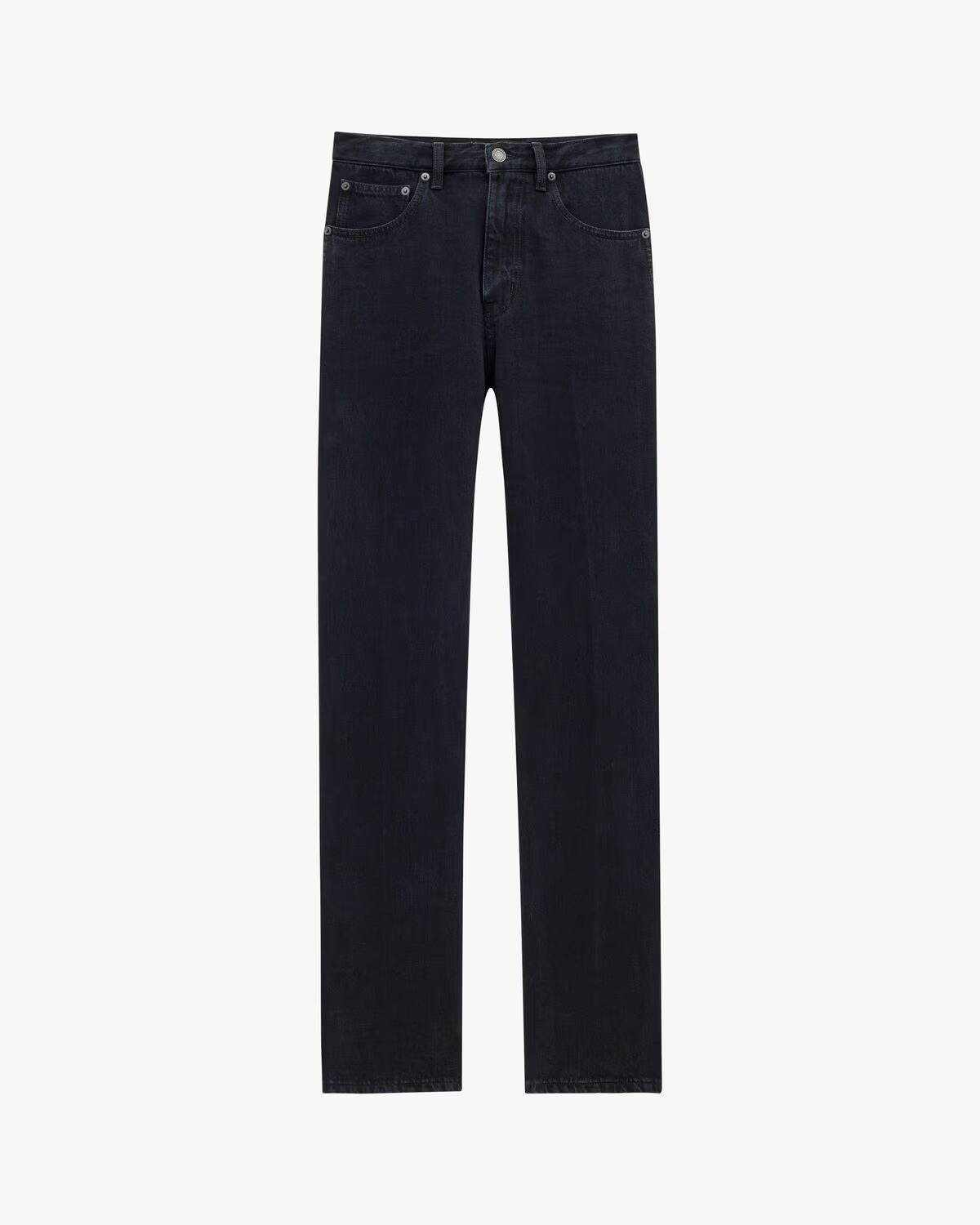 Saint Laurent《ストレートジーンズ》ブラックデニム 直営店