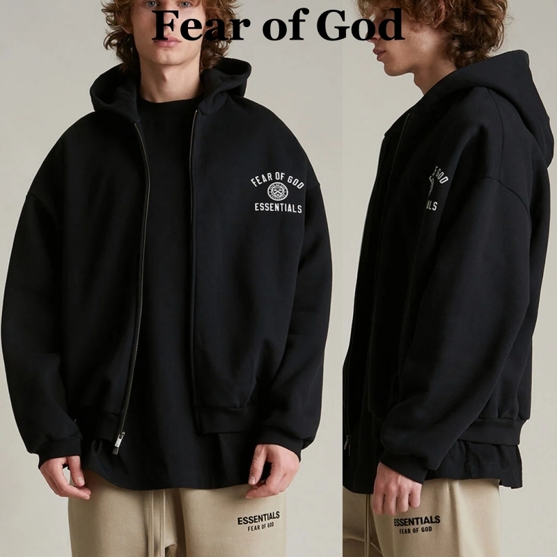 Fear of God☆ヘビーフリースユニバーシティ フルジップパーカー