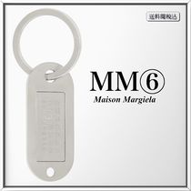MM6 Maison Margiela シルバートーン ロゴ キーチェーン 人気