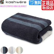 カシウェア ブランケット キング ストライプ Kashwere