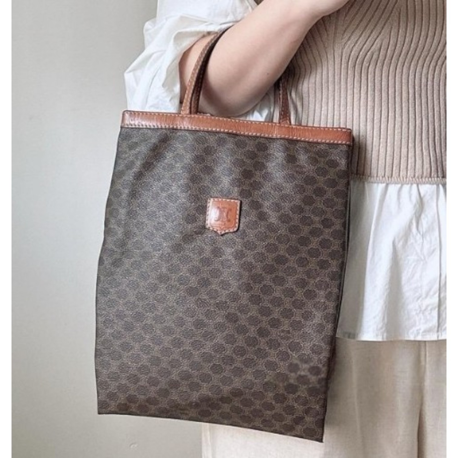 CELINE セリーヌ★Macadam Small Tote Bag★ミニトートバック