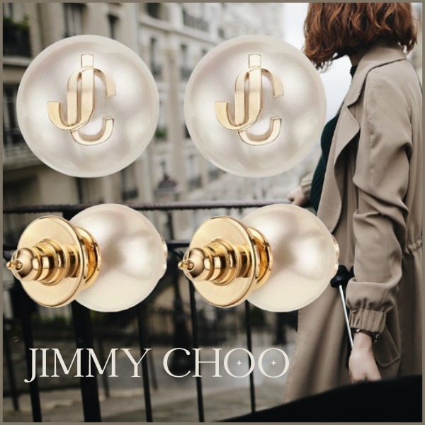 ＊JIMMY CHOO＊ジミーチュウ パール スタッズ ピアス