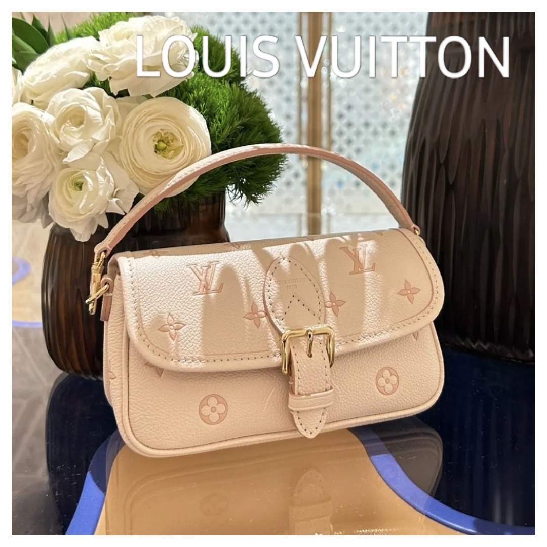 【エレガントな印象に】LOUIS VUITTON ハンドバッグ Nano Diane