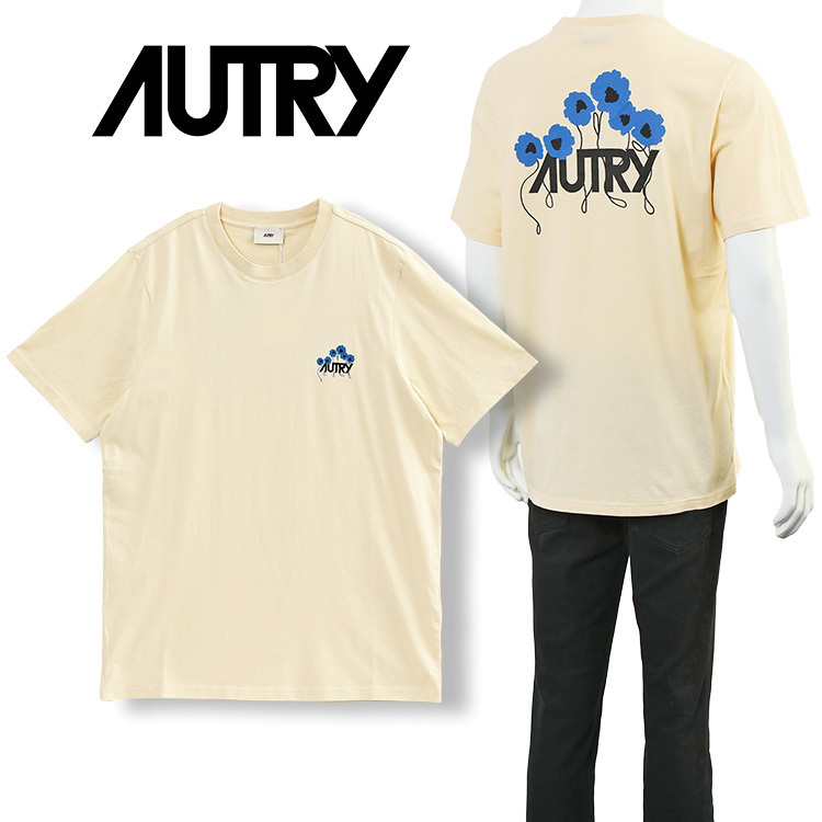 AUTRY Tシャツ FLOREAL GRAPHIC TEE TSPM-88CS