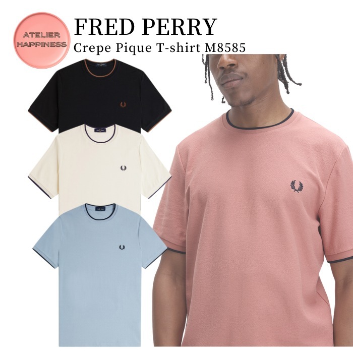 【フレッドペリー】クレープ ピケ Tシャツ M8585