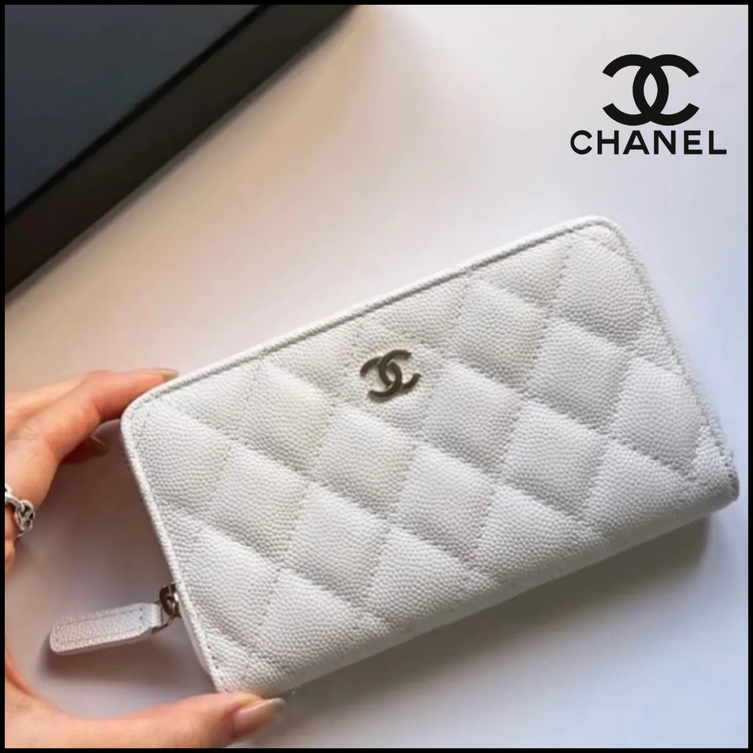【人気定番カラー】CHANEL 長財布 ミディアム マトラッセ