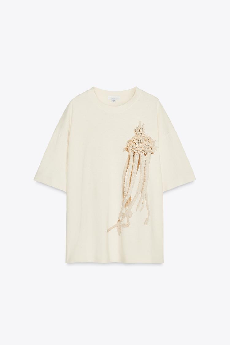 ZARA クラゲ Tシャツ X FANGLU LIN 5644/243 (ZARA/Tシャツ
