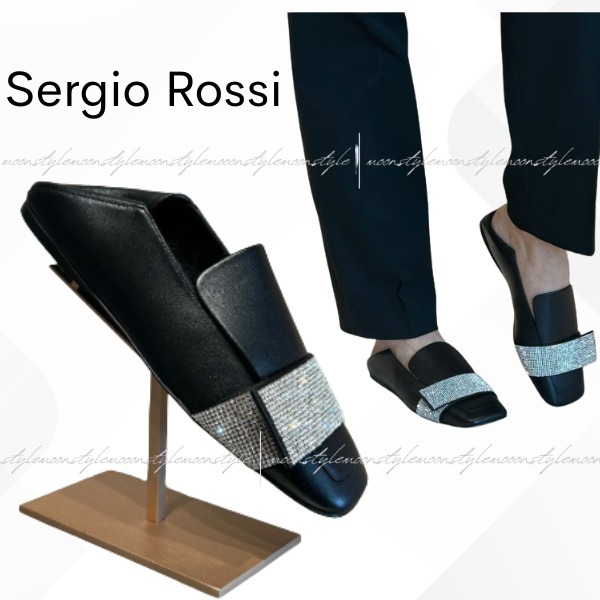 SergioRossiセルジオロッシ★Sr 1Paris slipper strass