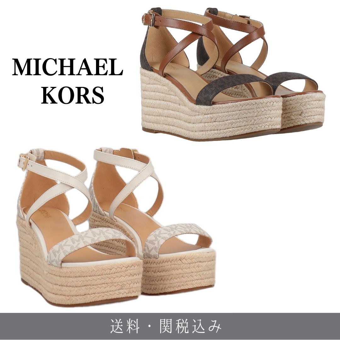 MICHAEL MICHAEL KORS ロゴ サンダル 送料関税込み