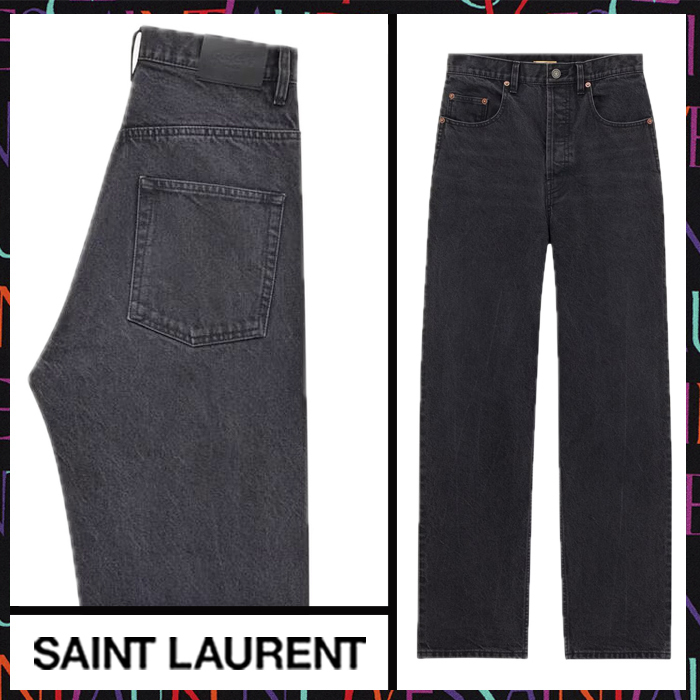 Saint Laurent《キャロットフィットジーンズ》ブラック 直営店