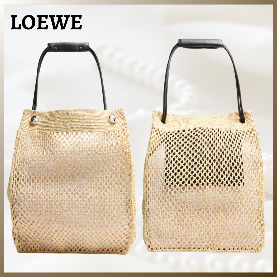 LOEWE ロエベ ペブルハニカムホーボーラフィア バック