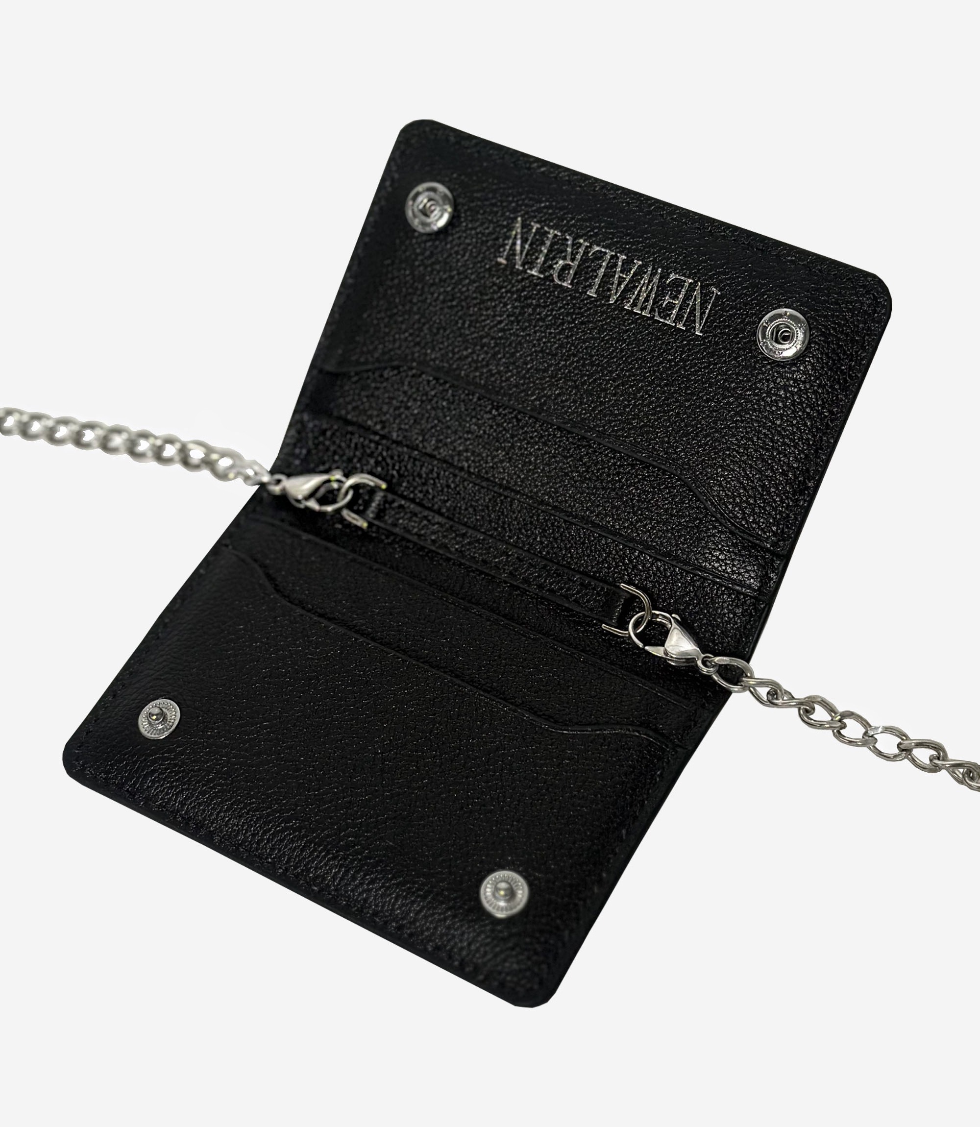 【NEWALRIN】\"N\" Leather Wallet chain Bag