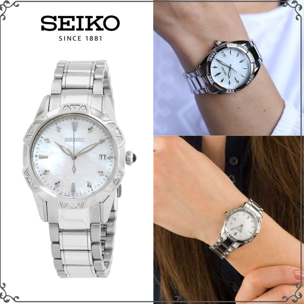 アナログ腕時計 SEIKO | Quartz Crystal White Dial Ladies Watch SKK727P1