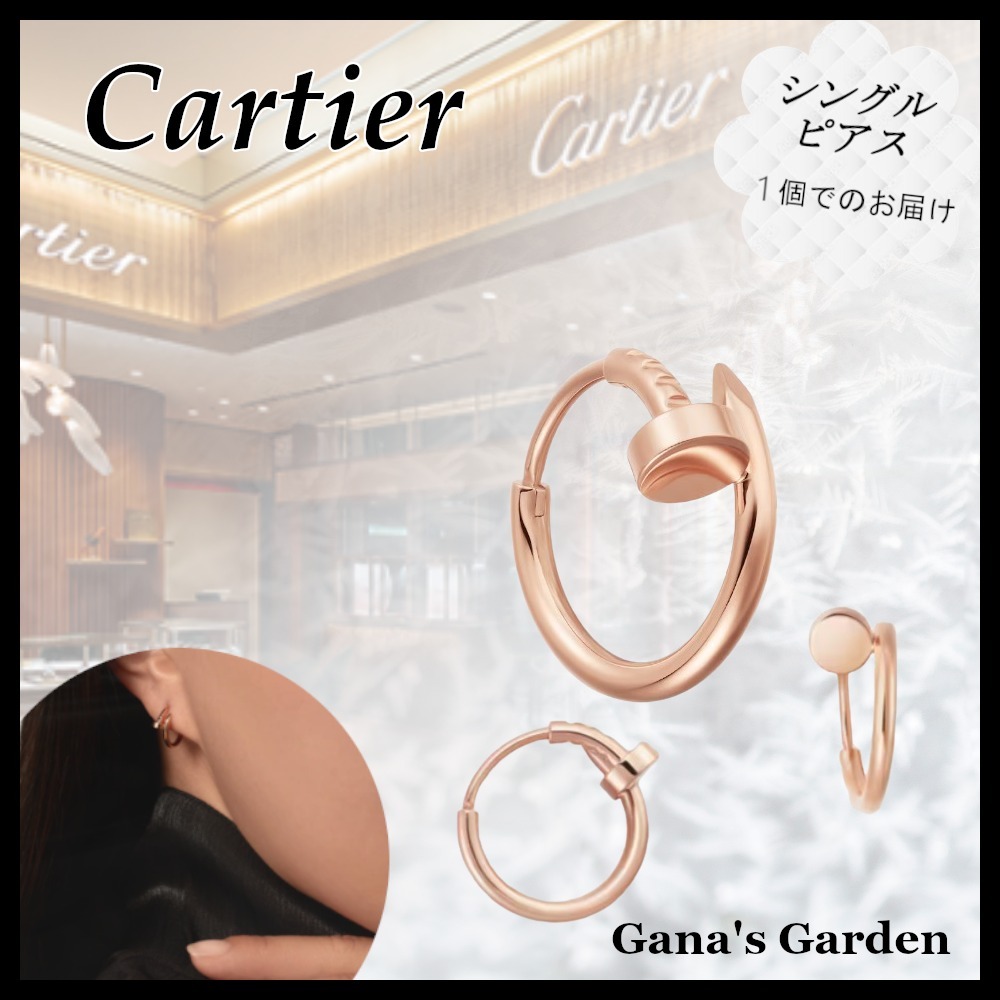 耳元に存在感♪【CARTIER】 シングル ピアス ミニモデル