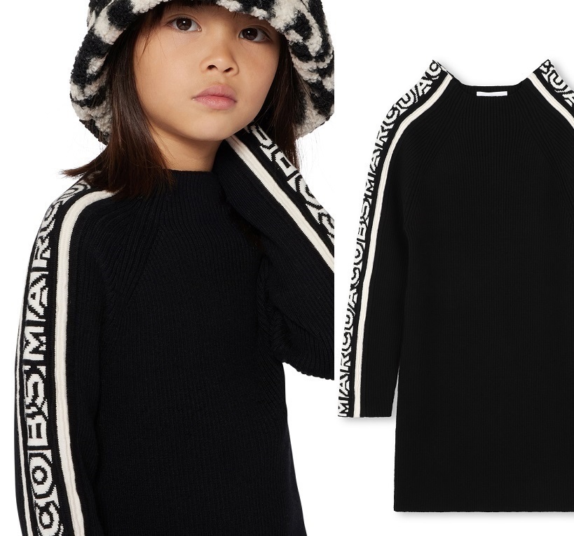 MARC JACOBS☆サイドロゴ♪ニットワンピース・14歳・2024AW