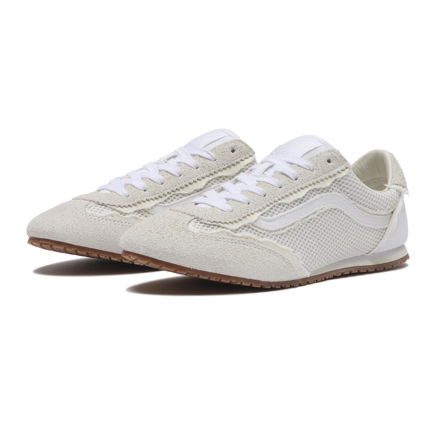 国内配送 VANS SUPER LOWPRO FRAYED WHITE