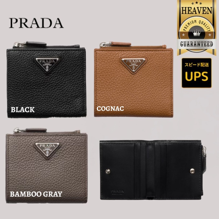 6万取引突破◆UPS速達便【PRADA】折り畳み財布◆2ML049_2E54