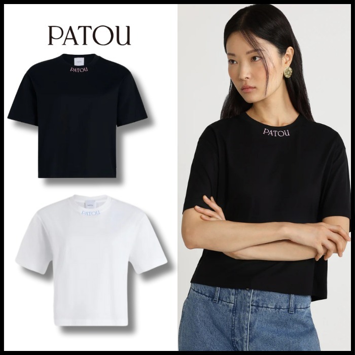 【PATOU】 オーガニックコットン エンブロイダリーTシャツ