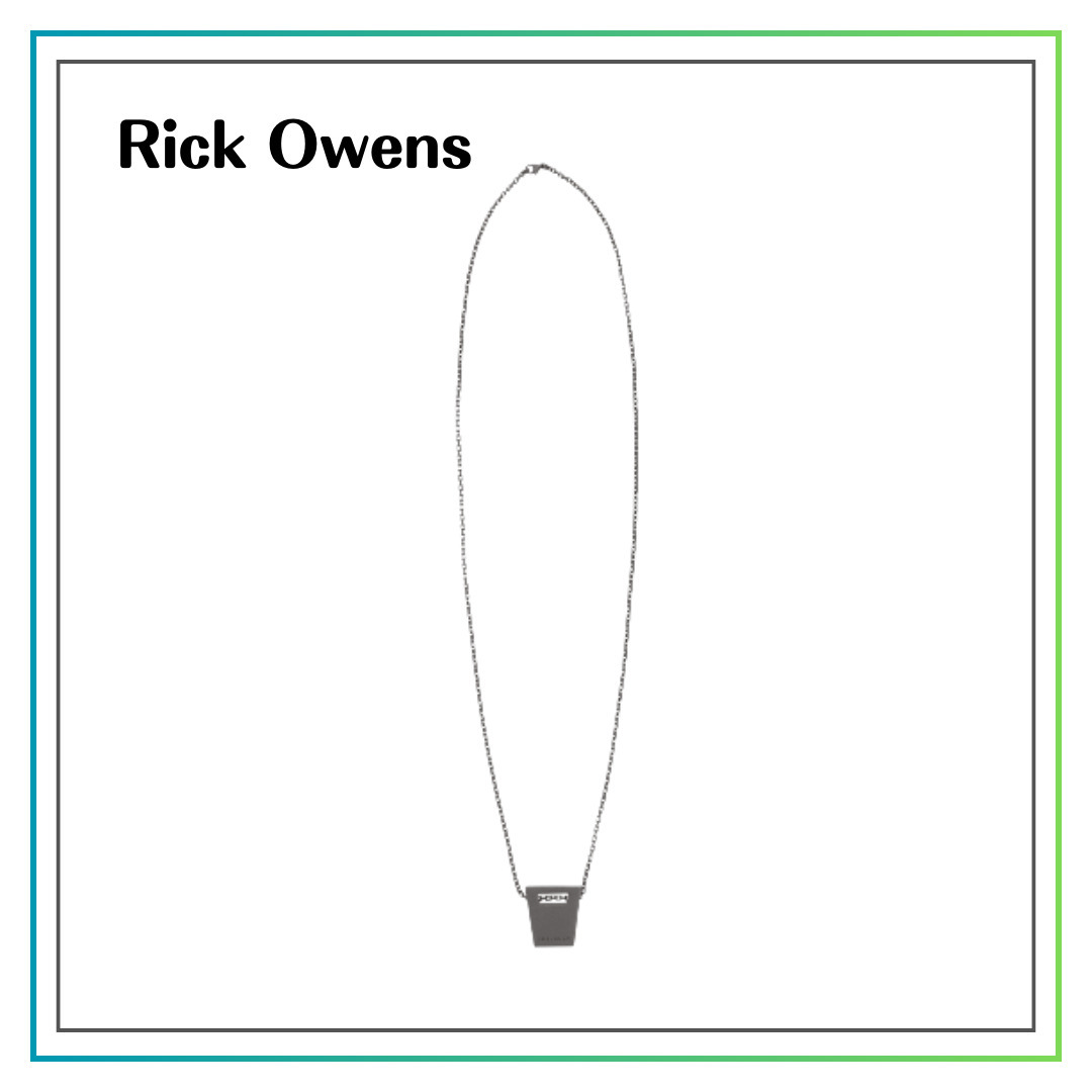 【Rick Owens】ドッグタグペンダントネックレス