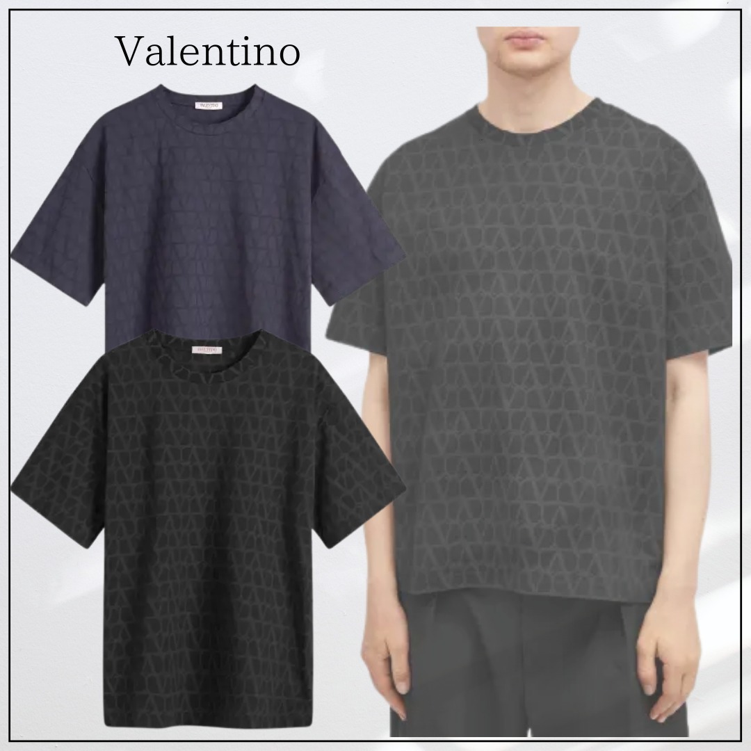 ラグジュアリー♪【VALENTINO】Vロゴ トーナルTシャツ