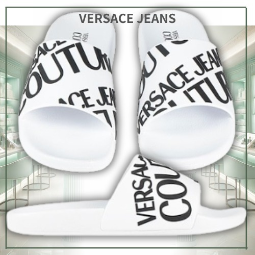 【シンプルお洒落】VERSACE JEANS COUTURE プールサンダル