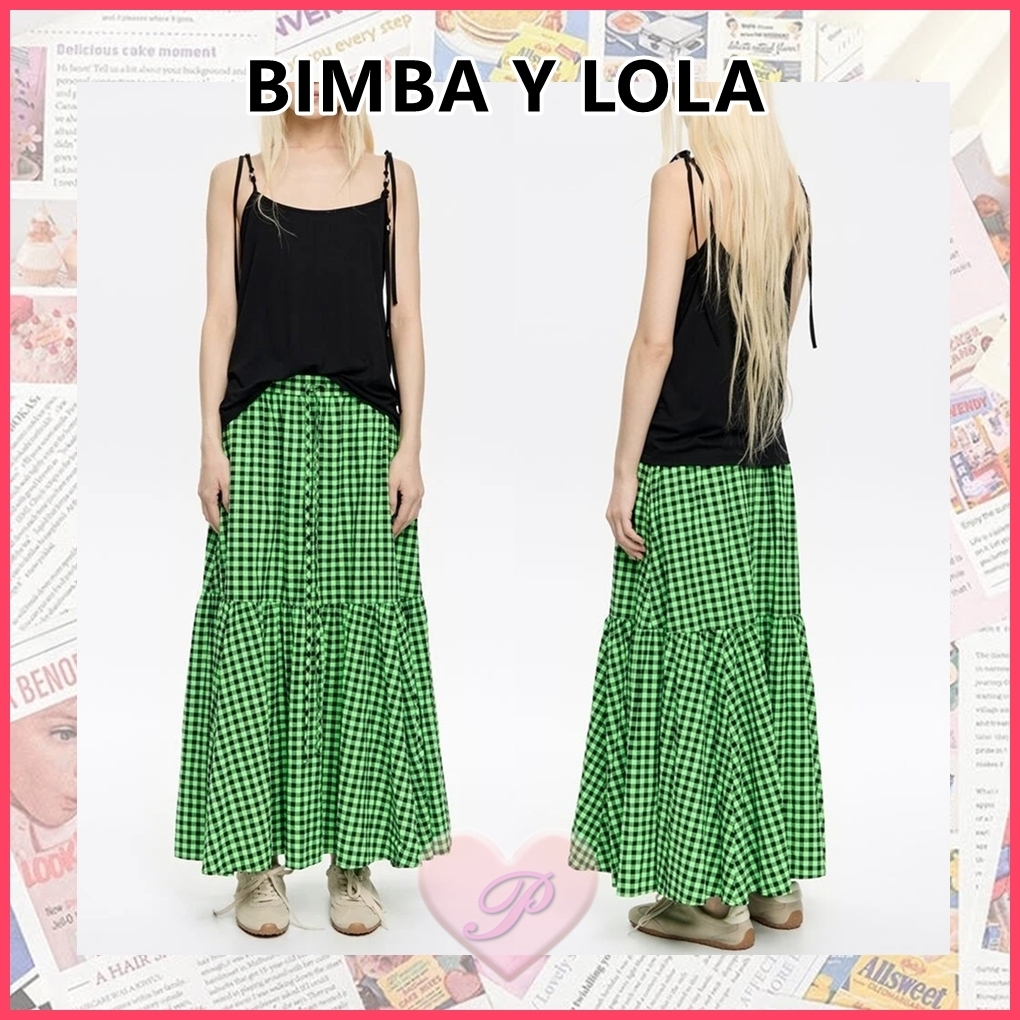 【BIMBA Y LOLA】ギンガムチェックスカート