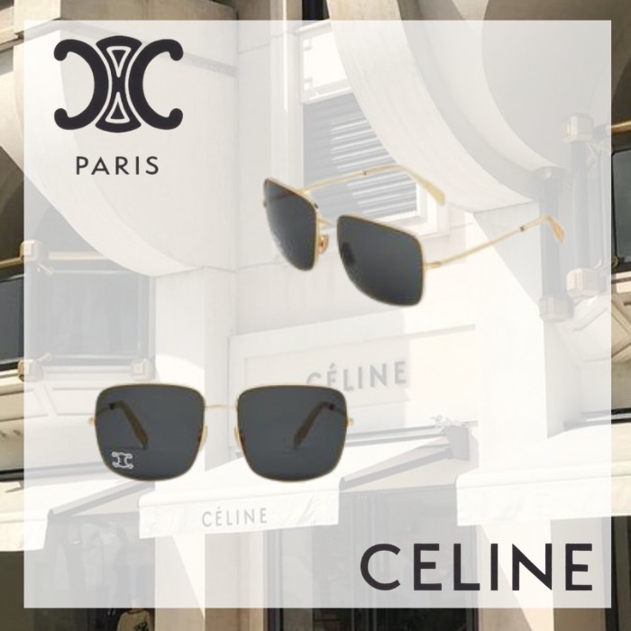 関税送料込 CELINE トリオンフ ラインストーン 01 サングラス