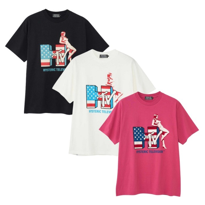 完売必至【ヒステリックグラマー】 HYSTERIC TELEVISION Tシャツ
