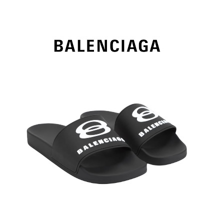 Balenciaga バレンシアガ POOL スライドサンダル ロゴ ラバー