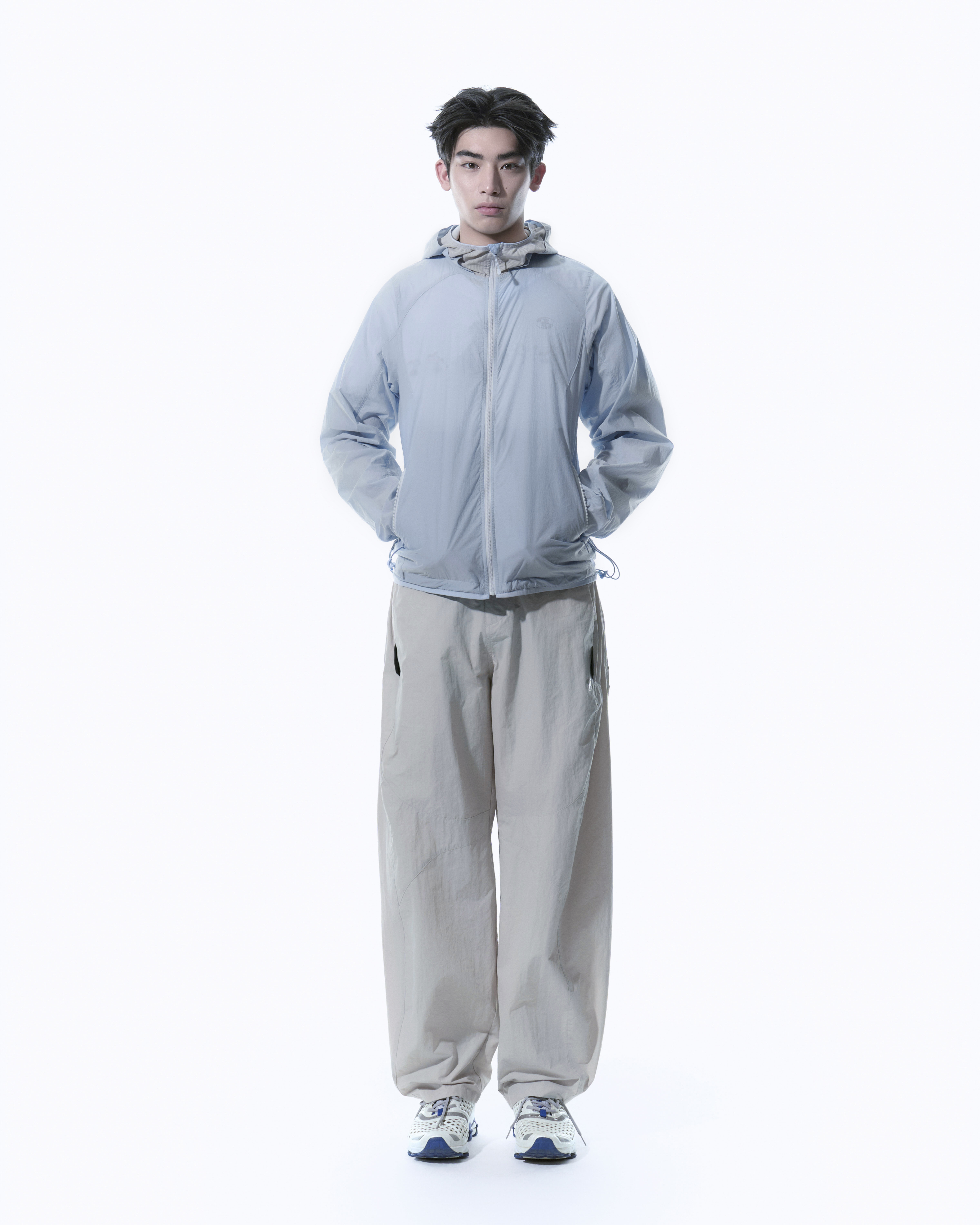 [SAN SAN GEAR] ☆ 25SS STREAMLINE HOOD JACKET / SKY BLUE