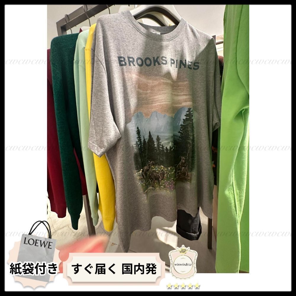 【完売必至】ロエベ■グラフィックプリント Tシャツ