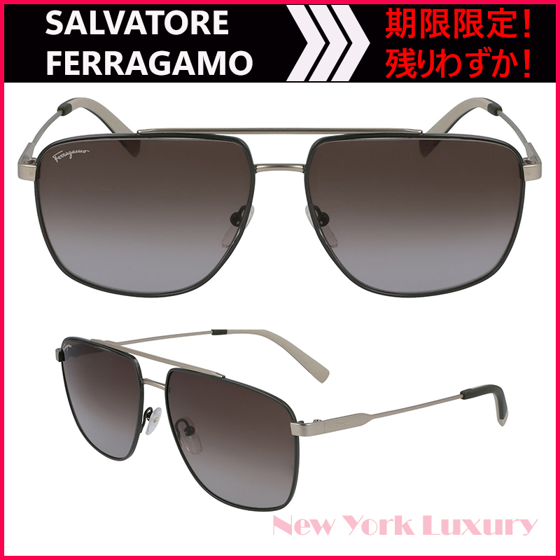 FERRAGAMO★素敵！メタルフレームサングラス