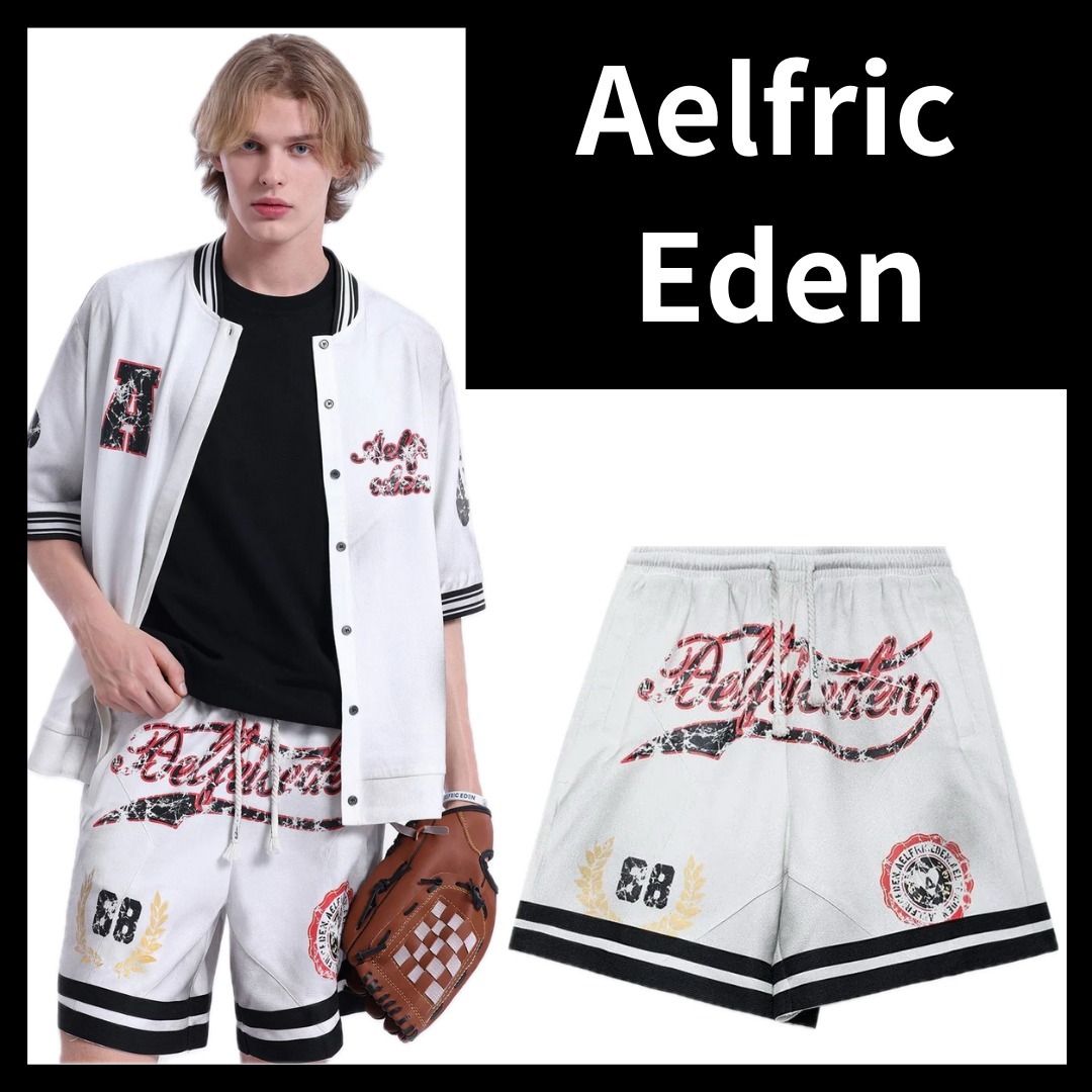 “Aelfric Eden”WASHED ベースボールハーフパンツ(送料関税込)