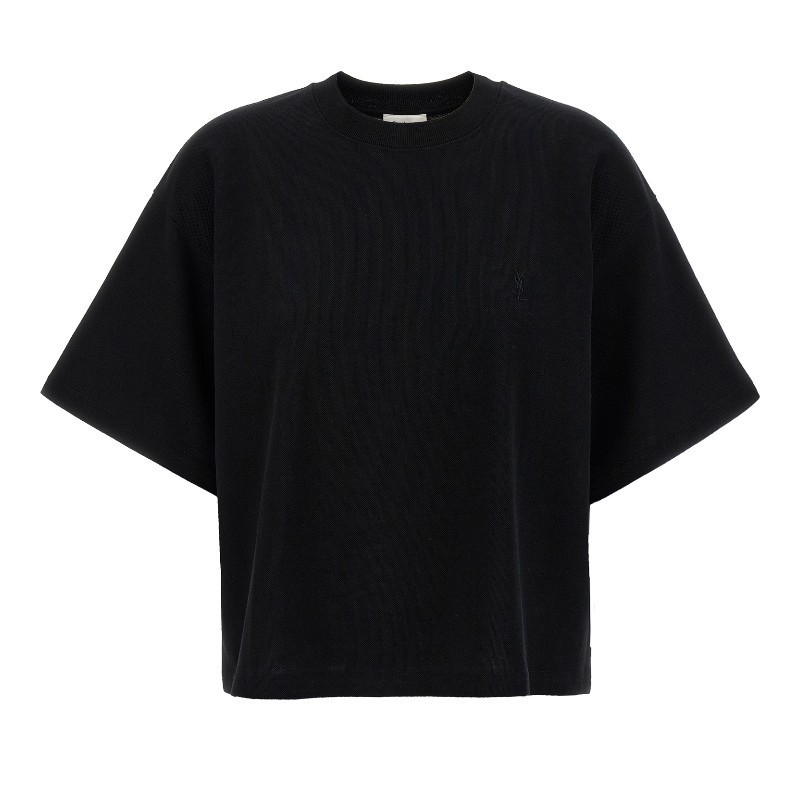Tシャツ・カットソー Saint Laurent SS25 Cassandra T-shirt (827001Y37ZE 1000)