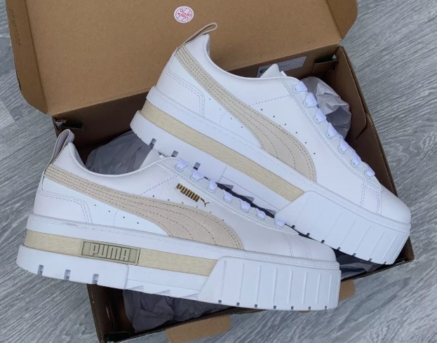 PUMA プーマ Mayze Leather ウィメンズ シューズ