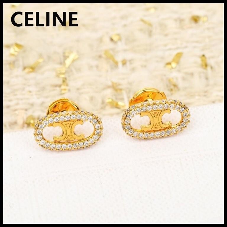 【CELINE】セリーヌ マイヨン トリオンフ ダイヤモンド スタッズ