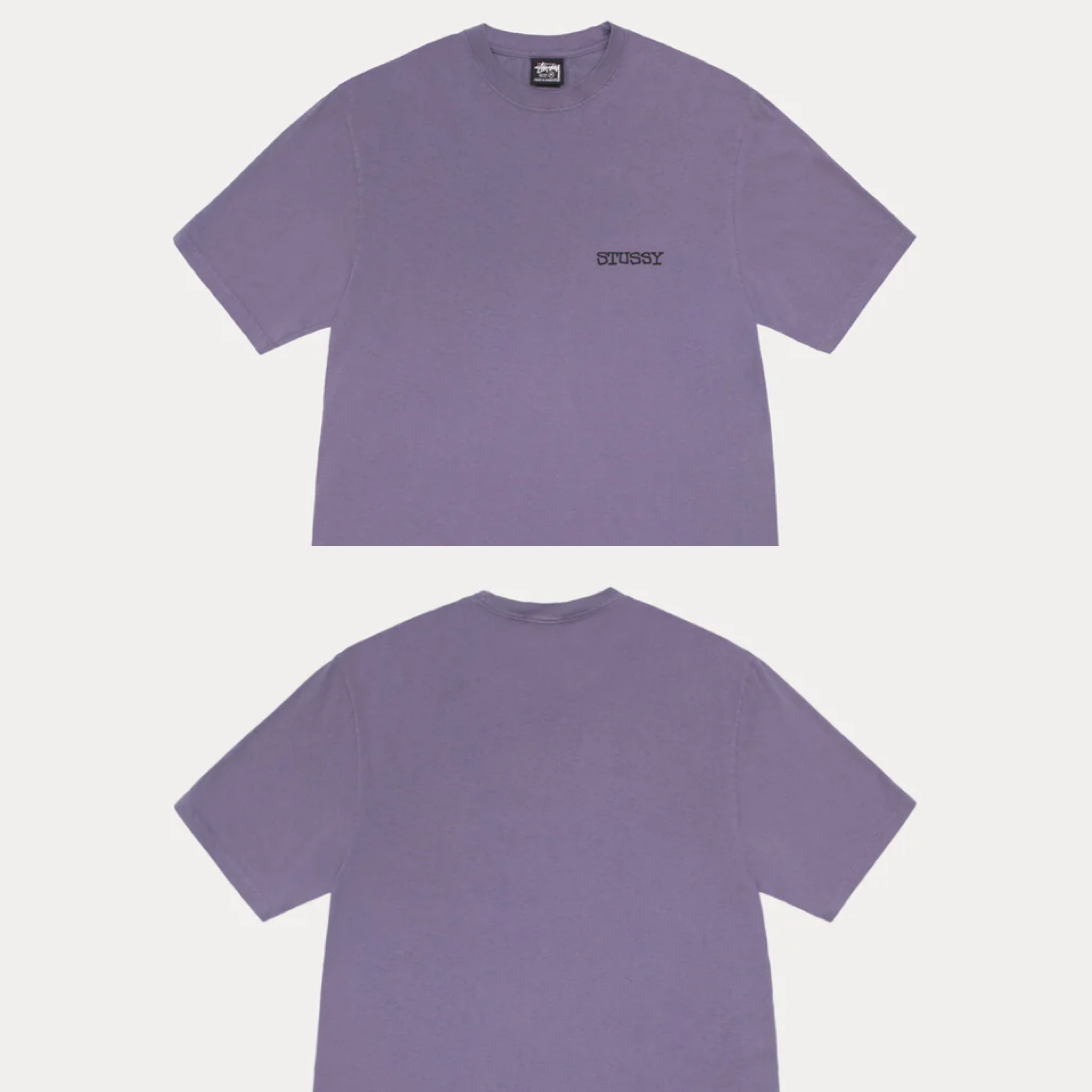 【Stussy】シンプルロゴ！ジャンボ ピグメントダイ T-シャツ