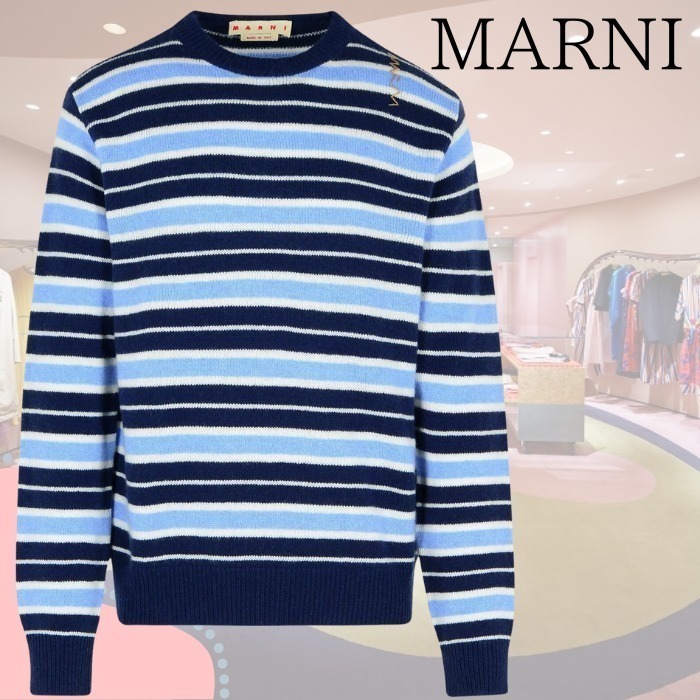 関税込★VIP価格【MARNI】ストライプ スウェットシャツ