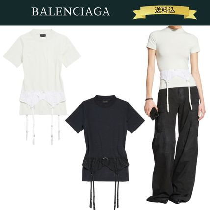 Tシャツ・カットソー BALENCIAGA Women Tunic Tops 828869TNVB21083 Black 828869 TNVB2 1083 - 海外通販のBUYMA