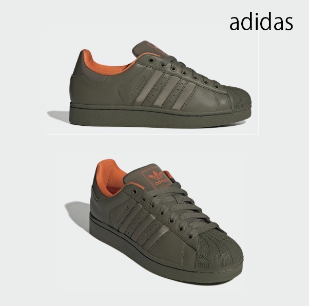 [ADIDAS] スニーカー スーパースター SUPERSTAR II カーキ