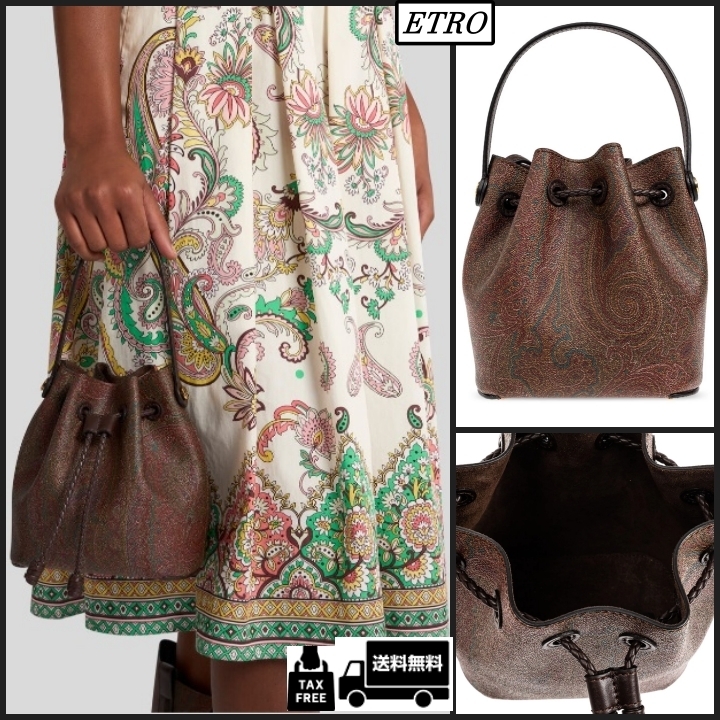 【ETRO】ミニ ペイズリー バケットバッグ